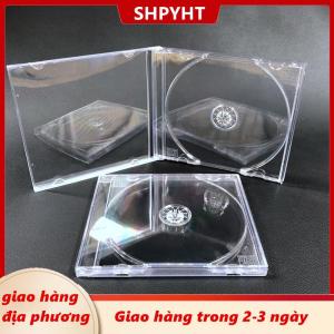 [COD] SHPYHT Giao hàng địa phương Nhựa trong suốt duy nhất mảnh đĩa trường hợp CD trường hợp dày CD DVD hộp đĩa