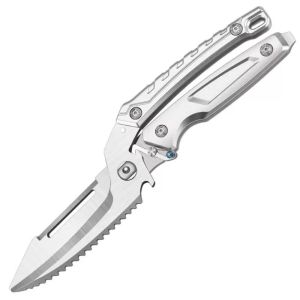 HISTO Stainless Steel Chicken Bone Scissor with Safety Buckle Non-slip Handle Barbecue Scissor Peeler Removable Food Cutter Fish