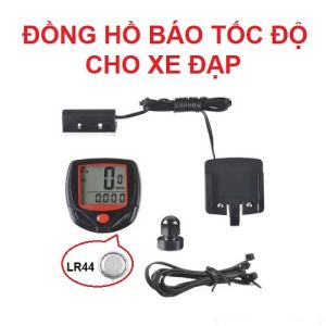 Đồng Hồ Đo Tốc Độ Xe Đạp Kỹ Thuật Số Màn Hình Led Dễ Đọc Đi Kèm Đủ Bộ Ngàm Gài Dây Bộ Cảm Biến Nhỏ Gọn 46x46mm