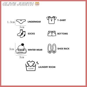 CISWGE Baby Boy Clothes Stickers Home Decor Wardrobe Sticker Decal Bedroom Art Sticker