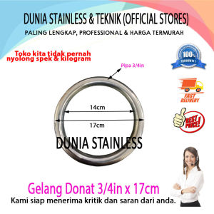 Gelang Donat 3/4inch x 17cm