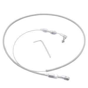 Professional Stainless Steel Braided Brake Cable 36 Inch Heavy Load Capacity Weatherproof Construction For Extreme Conditions