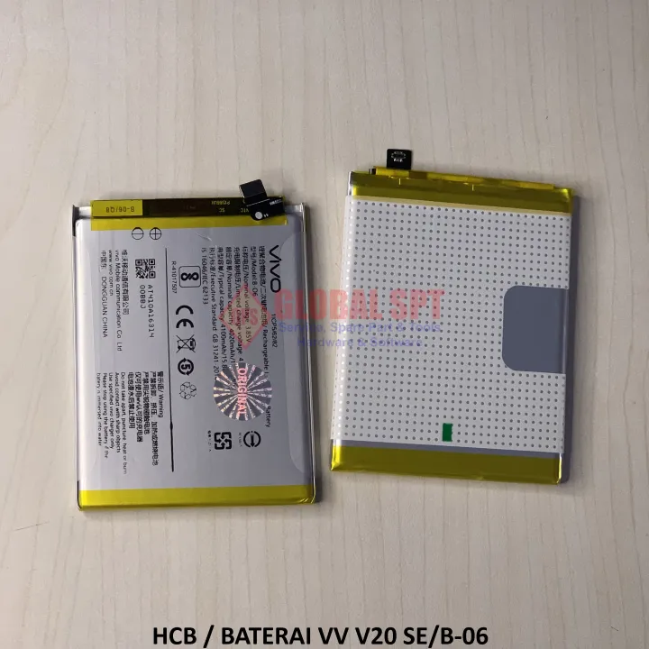 HCB BATERAI VIVO V20 SE B-06 BATRE BATERE BATTERY Lazada  Indonesia