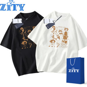 Cotton 100% ZITY เสื้อยืดแขนสั้น ลายการ์ตูนน่ารัก NASALEE ดีไซน์เดียวกัน Printed T-shirt เสื้อยืด oversize PODL155