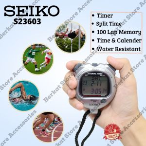 Alat Pengukur Waktu Seiko 100 Lap / Stopwatch Seiko S23603 Original