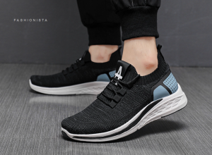 [ส่งเร็วพิเศษ!] พร้อมส่ง รองเท้าผ้าใบ รองเท้าผ้ายืด แบบสวม รองเท้าสีดำ