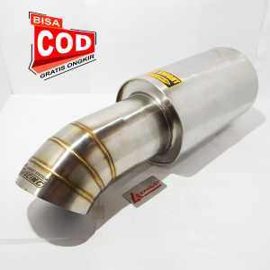 Knalpot mobil JS racing stainles Titan suara Bass gahar