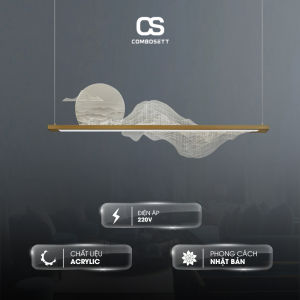 Đèn treo thả trần nghệ thuật phong cách Nhật Bản phong cách retro Đèn trần phong cách Zen tối giản cho bàn ăn bar