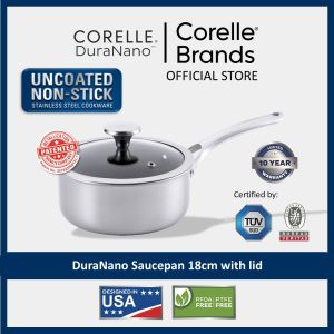 CORELLE DuraNano Saucepan 18cm with lid