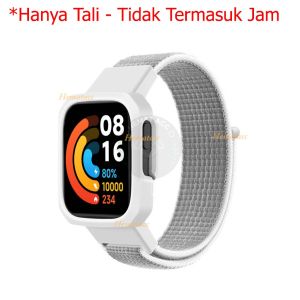Strap Redmi Watch 2 Lite / Mi Watch Lite Nylon + Case TPU Tali Jam Poco Watch Nilon Hematacc