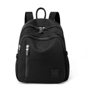 GStar Oxford Cloth Waterproof Travel Backpack Women Pure Color Korean Fashion Handbag Large Capacity School Bag High Quality
