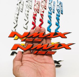 EMBLEM MOTOR YAMAHA NMAX 155 3 DIMENSI TIMBUL UNTUK VARIASI MOTOR SUDAH DAPAT SEPASANG