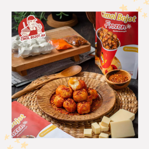 Cemilan Cimol Mozzarella/Cimol Bojot AA Mozzarella Frozen Food Cimol kering daun jeruk / Cimol mentah / Cimol isi keju mozarella / Cimol frozen food / Cimol bojot aa / Cimol isi mozarella frozen