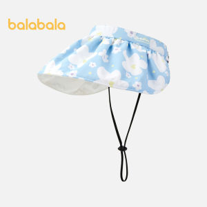 Balabala trẻ em Mũ che nắng Cô gái Mũ che nắng 2024 mùa xuân và mùa hè mới mỏng UV xách tay Thời trang