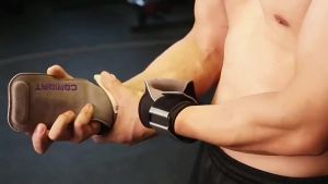 3-layers Cowhide Gym Gloves Grips Anti-Skid Weight Power Belt Lifting Pads Deadlift Belt Workout Professional Palm Protection