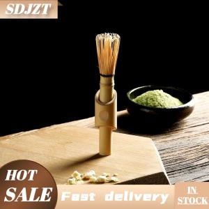 SDJZT Matcha Whisk với xử lý dài Matcha bột bàn chải công cụ Matcha Lễ Phụ kiện phong cách Nhật Bản handcurled tre trà Whisk