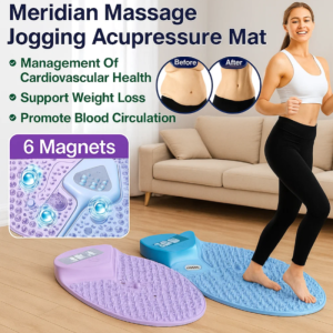 Foot Acupressure Mat Meridian Massage Cushion for Pain Relief Improved Circulation Spiky Jogging Foot Pad 指压板