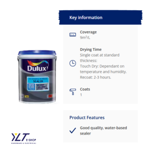 5L Dulux Exterior & Interior Wall Sealer 15527 Sealer Untuk Dinding Luaran & Dalaman