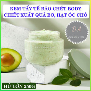 Kem Tẩy Tế Bào Chết Toàn Thân HEYXI 250G Chiết Xuất Từ Tinh Chất Quả Bơ Hạt Óc Chó – Tẩy Sạch Da Chết Giúp Da Trắng Sáng Dưỡng Ẩm Mịn Da