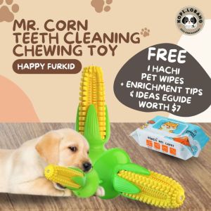 supplies corn-shaped dog toys canine stress-relieving chew sticks dog toothbrushes
