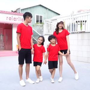 Chinese New Years T Shirt For Men 2026 New Year New Year Parent-Child Dress Red Short Sleeve Horse Year Zodiac New Year Family Portrait CNY Men T Shirts