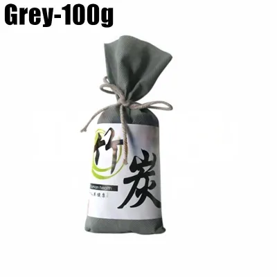 100g Activated Bamboo Charcoal Bag Odour Absorbing Air Purifier Charcoal Shoe Deodorizer Bag Closet Formaldehyde Remover Car Home Air Freshener Bag Natural Dehumidifier