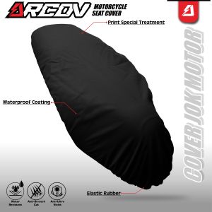 Sarung Cover Jok Motor Motif Aesthetic Anti Cakar Kucing Anti Air Untuk Vario Scoopy Beat Mio