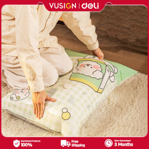 Deli Vusign Vacuum Compression Bag Reusable Thick Fabric Vacuum Bags Travel Compression Bag Vaccum Storage Bags 1PCS