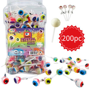 MK7096 200pcs Mini Eyeball Lollipop A variety of colors are suitable for Halloween