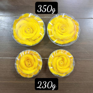 Xoài sấy dẻo xếp hoa mứt xoài hoa hồng dẻo ngọt tự nhiên-350g