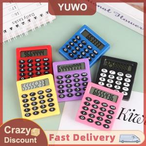 YUWO Personalized Mini Candy Color School Office Electronics Creative Calculator Pocket Boutique Stationery Small Square Calculator