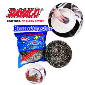 Rayaco Stainless Steel Cleaning Ball Dish Kitchen Washing(30/50/100)Berus Dawai Scourer Kitchen Cleaning Tools  Berus Dawai Gosok Periuk Pinggan不锈钢钢丝清洁球