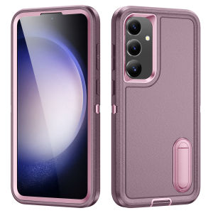【✅SG STOCK】RICHMENTMALL 3 in 1 360 Degree TPU+PC Fully Phone Cover Shockproof Kickstand Hybrid Bumper Protective Hard Phone Case Cover For Samsung Galaxy S25 Ultra/S25 Plus/S24 Ultra/S24 Plus/S23 Ultra/S22 Ultra/S22 Plus/S21 Plus/S21 FE