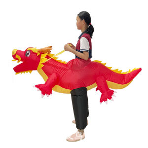 alo Halloween Cycling Green Dinosaur Inflatable Costume Tyrannosaurus Rex Costume Spiky Green Tyrannosaurus Rex Inflatable Costume