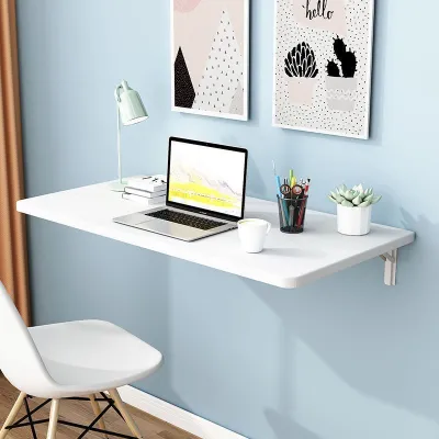 [cod]Foldable Table Wall-mounted Table Dining Table Computer Desk Kitchen Folding Table Space Saver Table