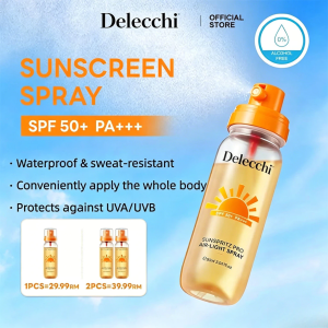 Sunscreen spray SPF50+ PA++++ non-sticky no white residue forms a quick and refreshing film