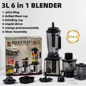 Blender Heavy Duty Original Food Processor with Ice Crusher 9500W 8 In 1 Stainless Steel Blender Heavy Duty Meat Grinder Baby Food Fruits and Vegetables Juicer Blender