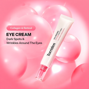 Torriden CELLMAZING 5D Collagen Firming Eye Cream 30ml – Visibly Smooths Crows Feet Crepey Undereye Plumps Dehydration Lines Brightens Dark Circle Shadow with Daily Use