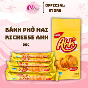 Bánh Xốp Phô Mai Richeese Ahh Hộp 90g (10 cây x 9g) MULTIFOOD