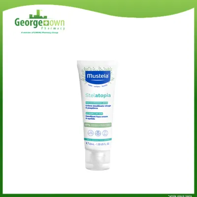 MUSTELA STELATOPIA EMOLLIENT FACE CREAM & EYELIDS 40ML