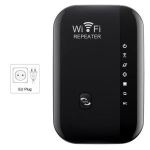 (Ready Stock)300Mbps 2.4GHz WiFi5 Wireless Repeater With 100Mbps RJ45 LAN Port WPS Connection Wireless Signal Range Extender Compatible With Router PC TV PS4 Xbox For Household Indoor Use