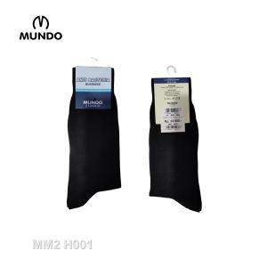 Kaos Kaki Pria Mundo Business -Anti Bacteria MM2-H001 Hitam Isi 1Pasang