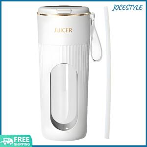 340ml Portable Juicer Juicer Bottle Rechargeable Electric Juicer Cup 1200mAh Juice Extractor 14 Blades for Home Office Travel