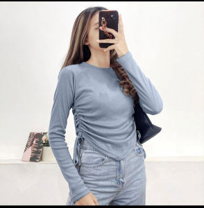 NF - VALEN TOP BLOUSE KNIT IMPORT PREMIUM - ATASAN VIERRA - CROP TOP KOREAN STYLE TALI SERUT - BAJU WANITA KOREA - CROPTOP KAOS RIB RAJUT - TERBARU TERLARIS TERMURAH KEKINIAN 2024 - BISA COD