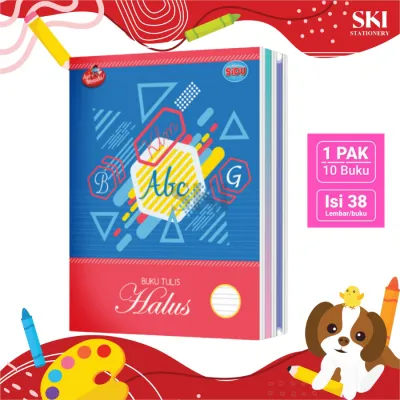 Sidu Buku Halus isi 38 lembar / Buku Halus 3 Garis