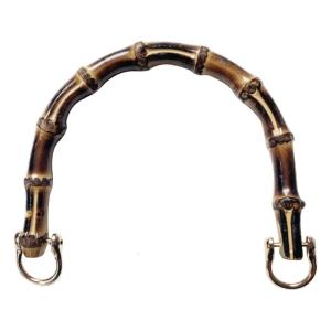 Bamboo Handle for Purses & Hand Bags U-shape Handbag Handle for DIY Bag Making Replacement Handbag Handle Accessory