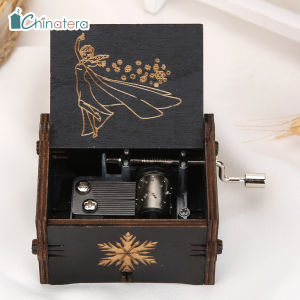 [[Chinatera] Vintage La La Land Lâu Đài Trên Bầu Trời Đông Lạnh Truyền Thuyết Zelda Gỗ Tay Cranked Âm Nhạc hộp Retro Nhà Đồ Trang Trí Thủ Công Trẻ Em Quà Tặng