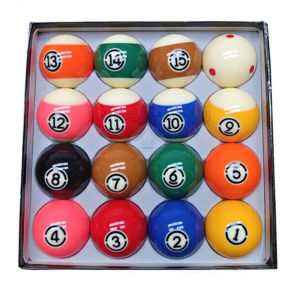 16pcs/box Billiard Ball Set 57.2mm Resin Professional 8/9 Poll Ball Standard Size(2 1/4inches)Billiard Accessories High Quality[COD]