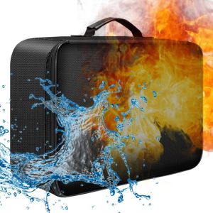 Tas Tahan Api & Air Penyimpan Dokumen Di Lengkapi Pengunci yang kokoh