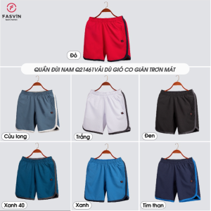 Quần đùi thể thao nam mặc nhà Fasvin Q21461.HN chất gió chun đẹp mát co giãn mềm mại